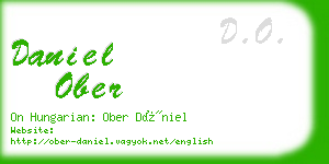 daniel ober business card